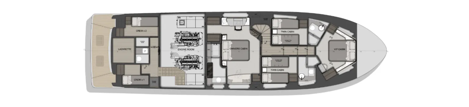 MAJESTY 72 yacht for Sale (03) | Phoenix Yacht Management