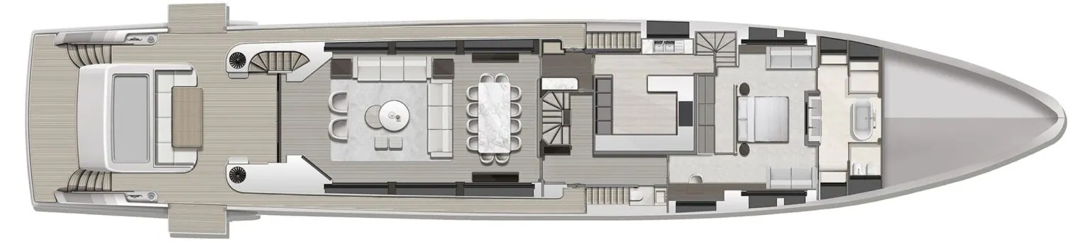 MAJESTY 140 yacht for Sale (24) | Phoenix Yacht Management