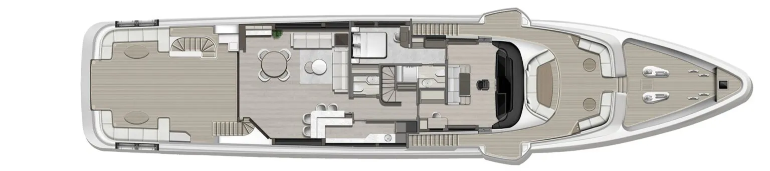 MAJESTY 140 yacht for Sale (23) | Phoenix Yacht Management