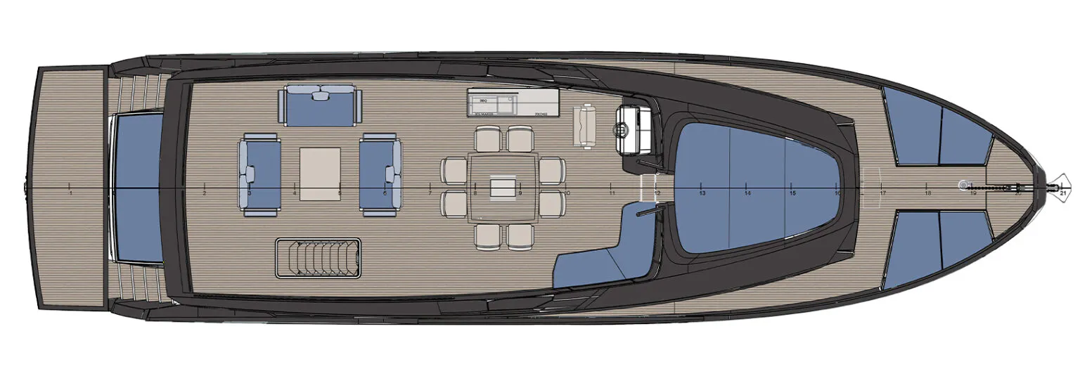 NUMARINE 22 XP yacht for Sale (17) | Phoenix Yacht Management