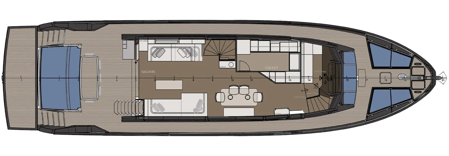 NUMARINE 22 XP yacht for Sale (18) | Phoenix Yacht Management
