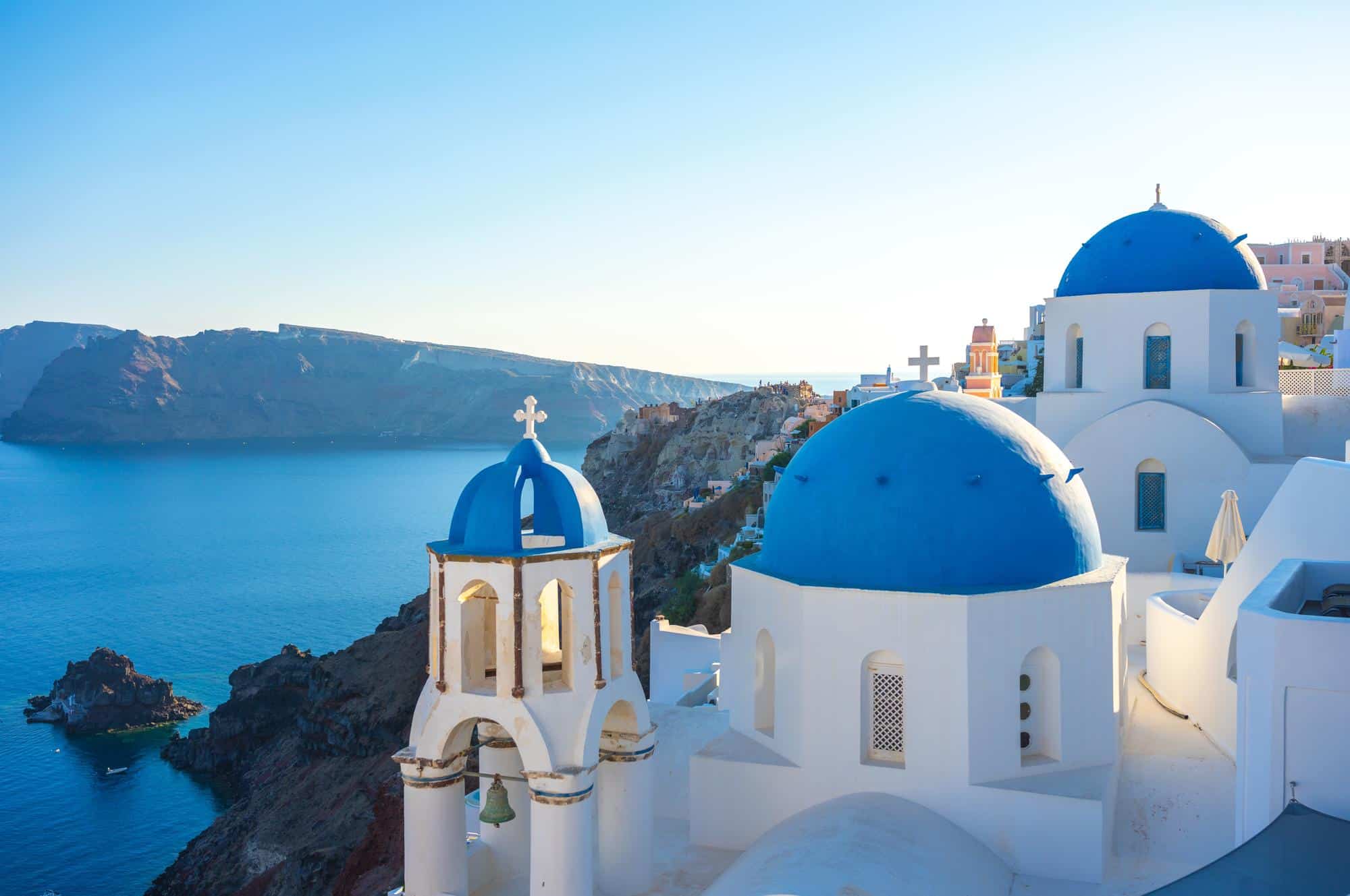 View,Of,Oia,Town,In,Santorini,Island,,Greece
